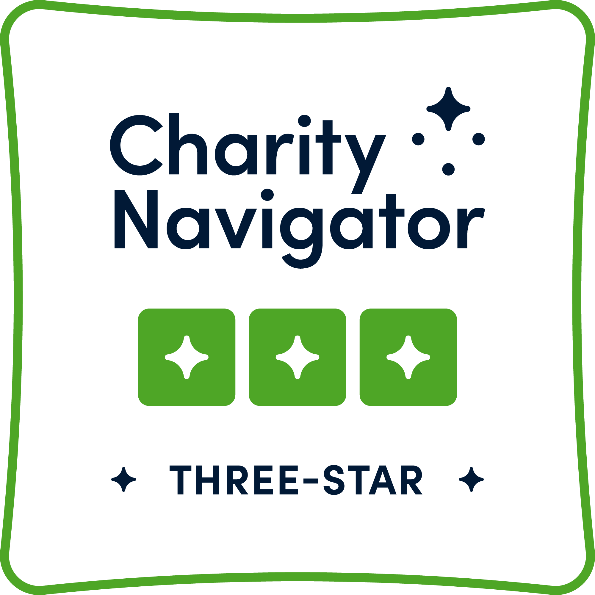 Three Star Rating Badge Full Color