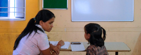 Mumtaj, livelihood training beneficiary, before and after